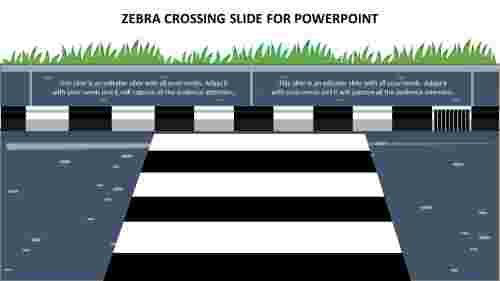 zebra crossing slide for powerpoint
